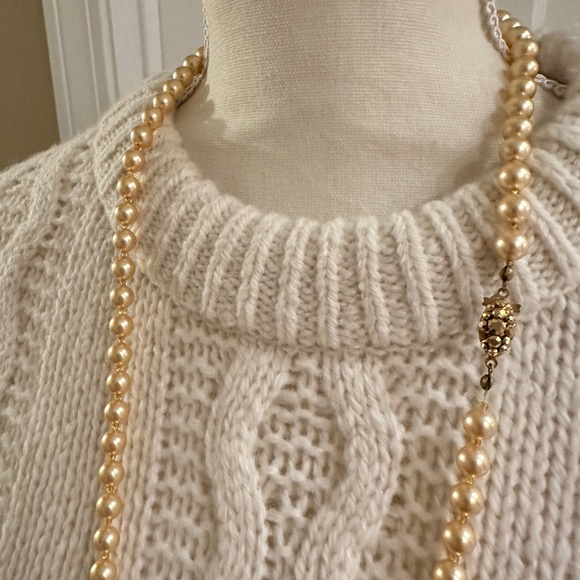 Women’s Coach Host pick ❤️Cable knit sweater dress cream Size XL true to size - Picture 14 of 14